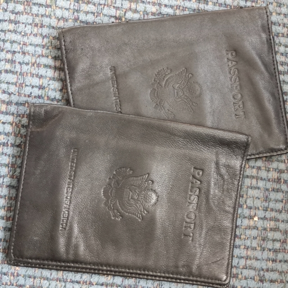 Set of Genuine Leather Passport covers